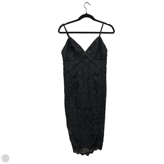 Dress Casual Midi By Bardot In Black, Size: 6