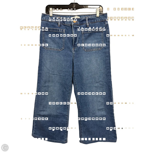 Jeans Wide Leg By Loft In Blue, Size: 8