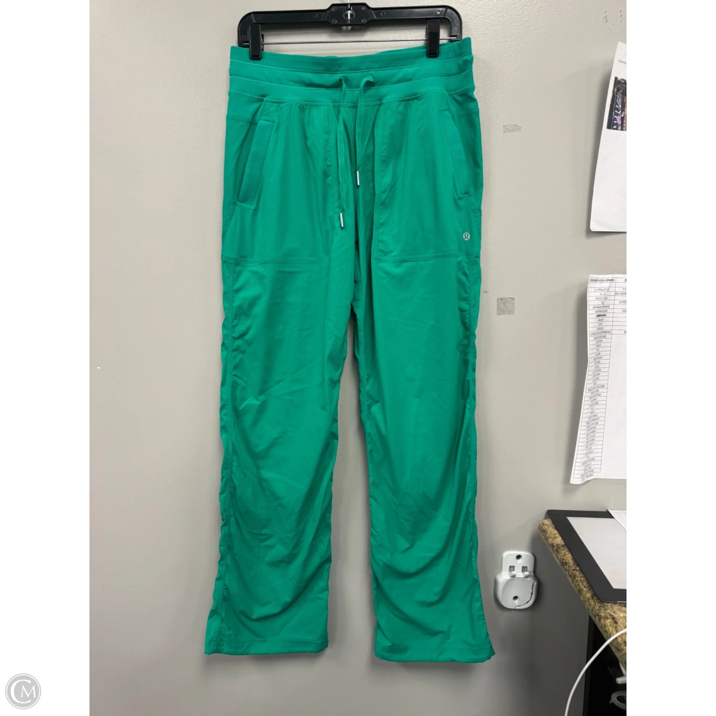 Athletic Pants By Lululemon In Green, Size: 8