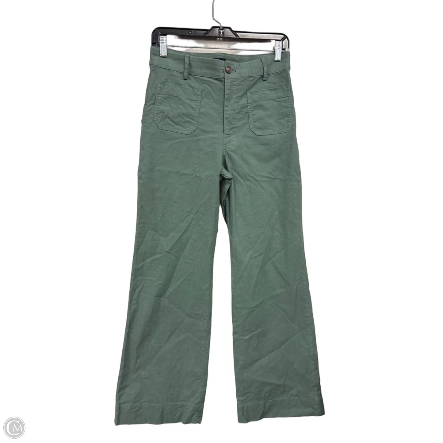 Pants Wide Leg By J. Crew In Green, Size: 4