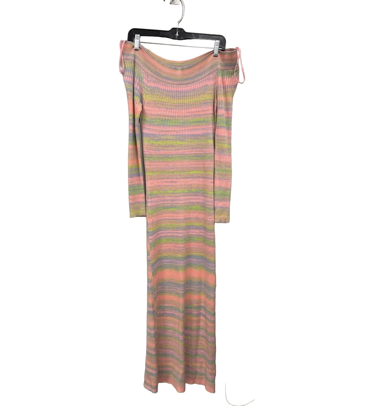 Dress Sweater By Daily Practice By Anthropologie In Orange & Purple, Size: M