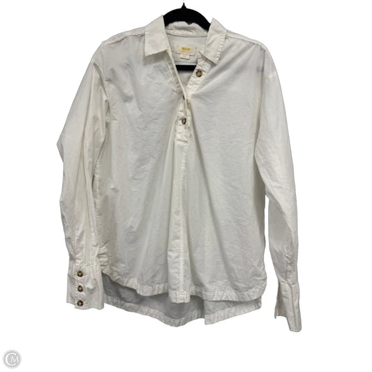Top Long Sleeve By Maeve In Cream, Size: L