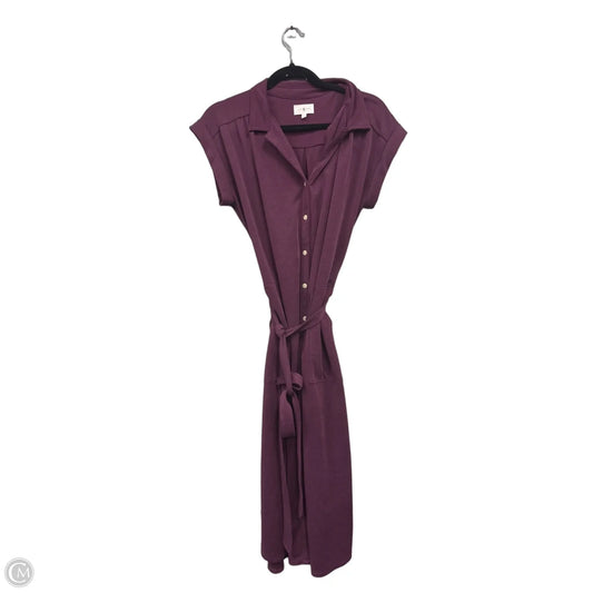 Dress Casual Midi By Lou And Grey In Purple, Size: S
