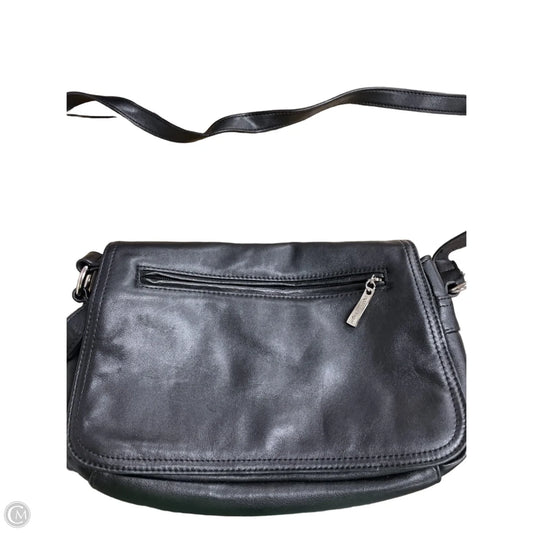 Crossbody Leather By Madison, Size: Medium