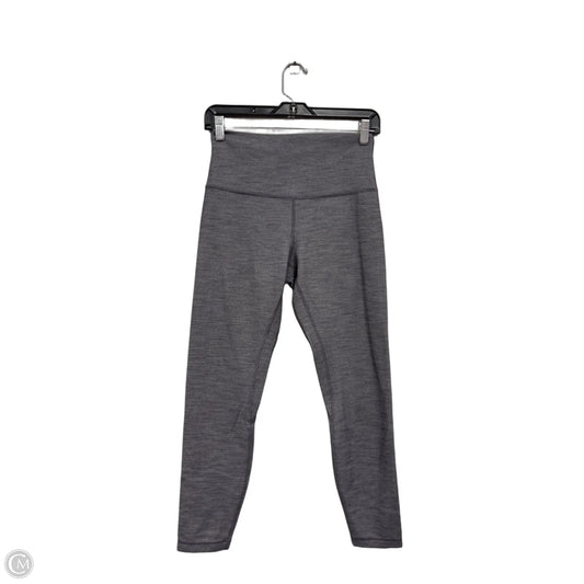 Athletic Leggings By Lululemon In Grey, Size: 8