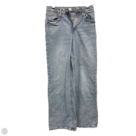 Jeans Wide Leg By H&m In Blue, Size: 4