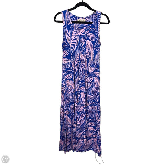 Dress Casual Maxi By Boden In Blue & Pink, Size: 8