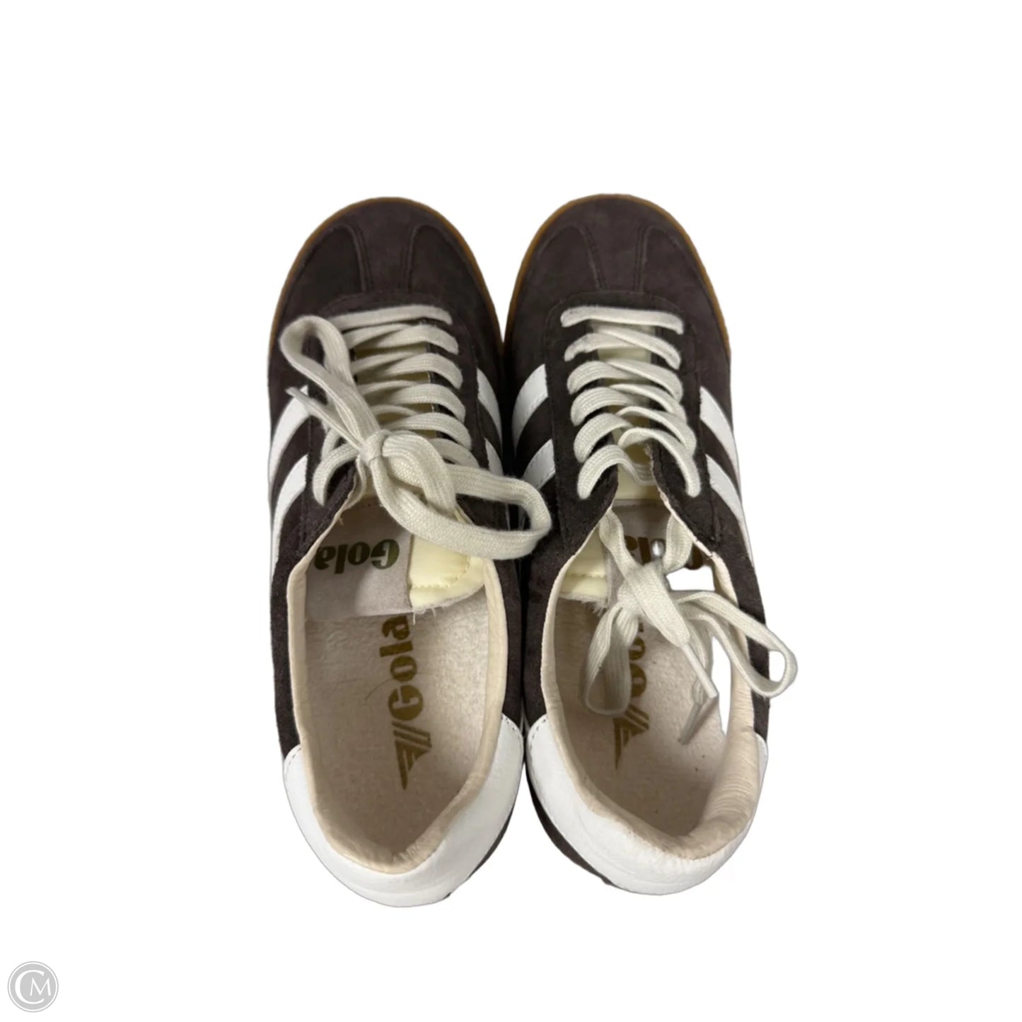 Shoes Sneakers By Gola In Brown & Cream, Size: 7.5