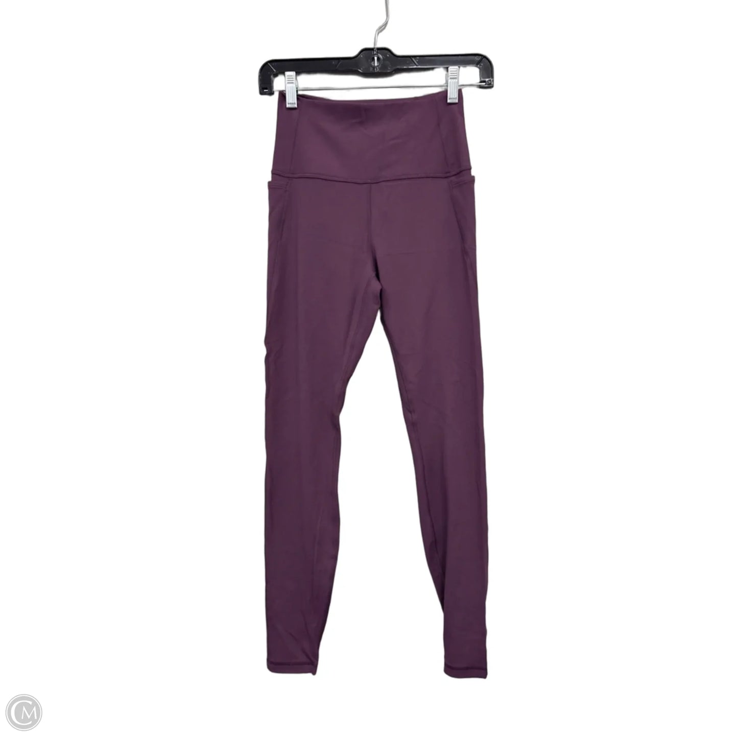 Athletic Leggings By Crz Yoga In Silver, Size: S