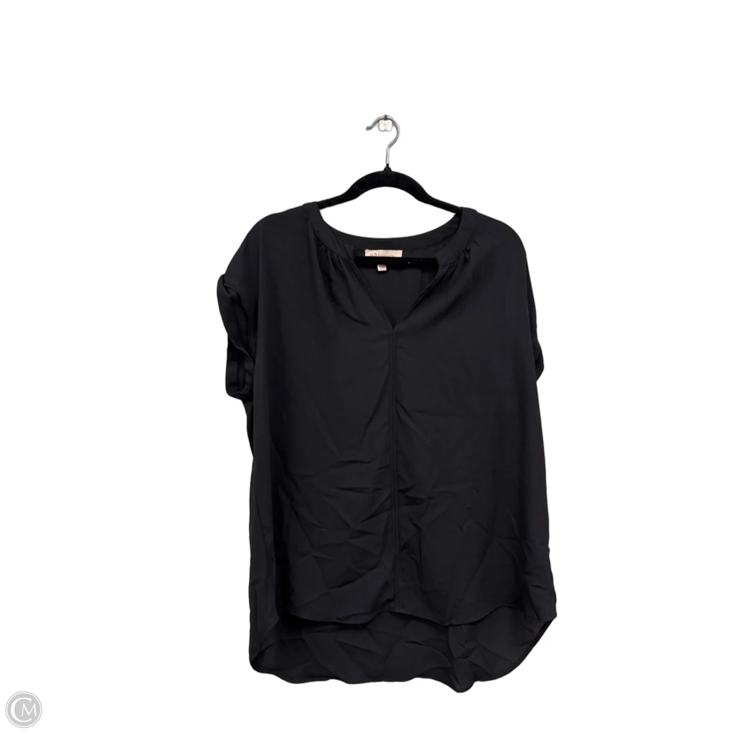Top Short Sleeve By Philosophy In Black, Size: Xl