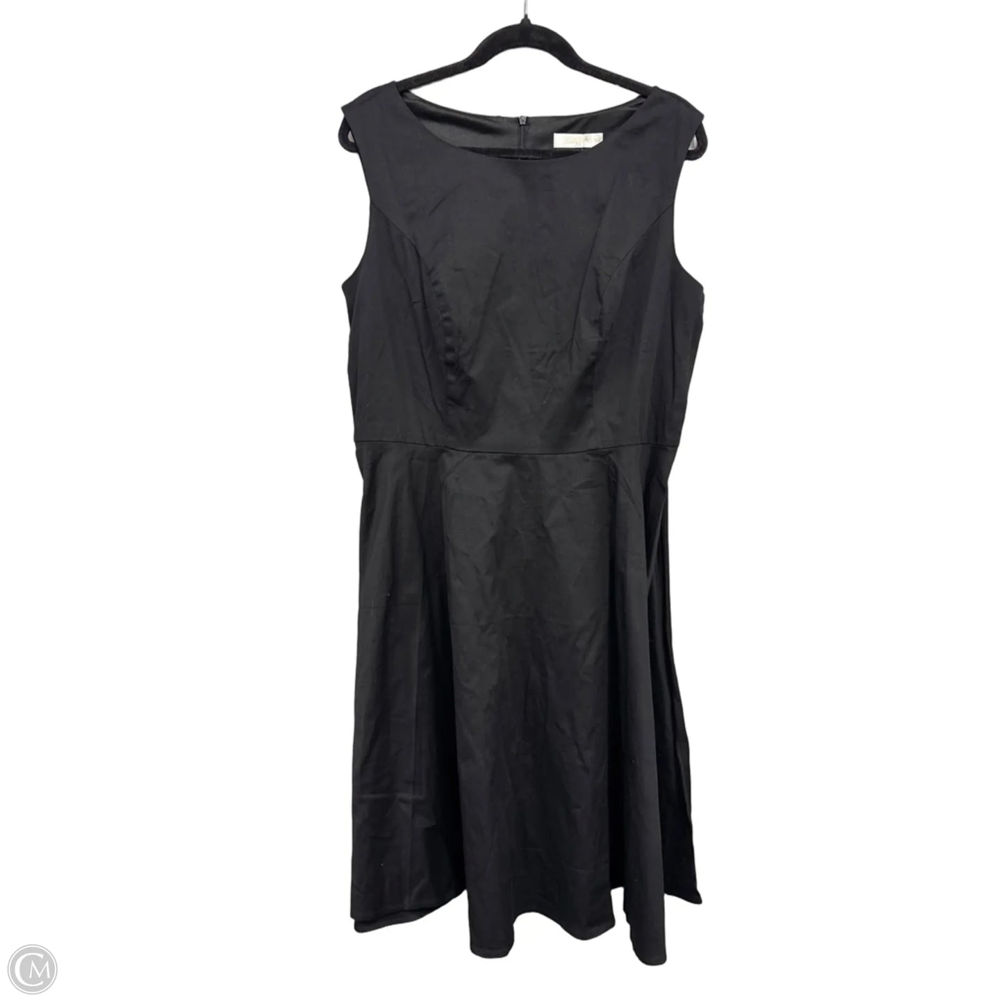 Dress Casual Midi By Clothes Mentor In Black, Size: 2x