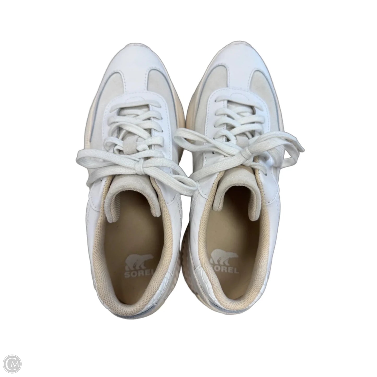 Shoes Sneakers By Sorel In Cream, Size: 8