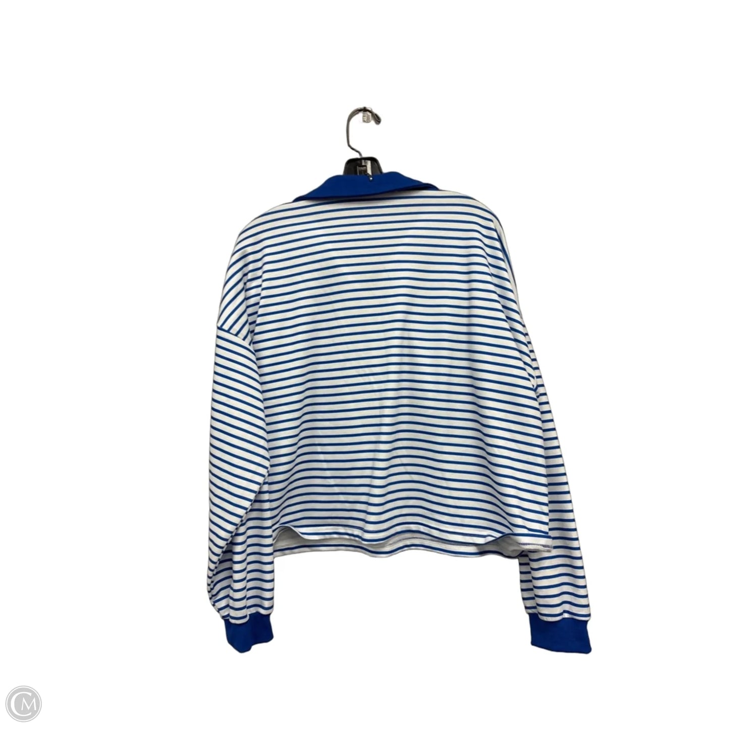 Skirt Set 2pc By Clothes Mentor In Blue & White, Size: Xl