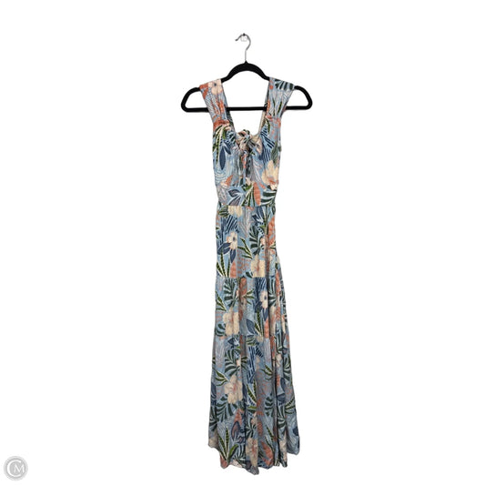 Dress Casual Maxi By Angie In Blue & Orange, Size: S