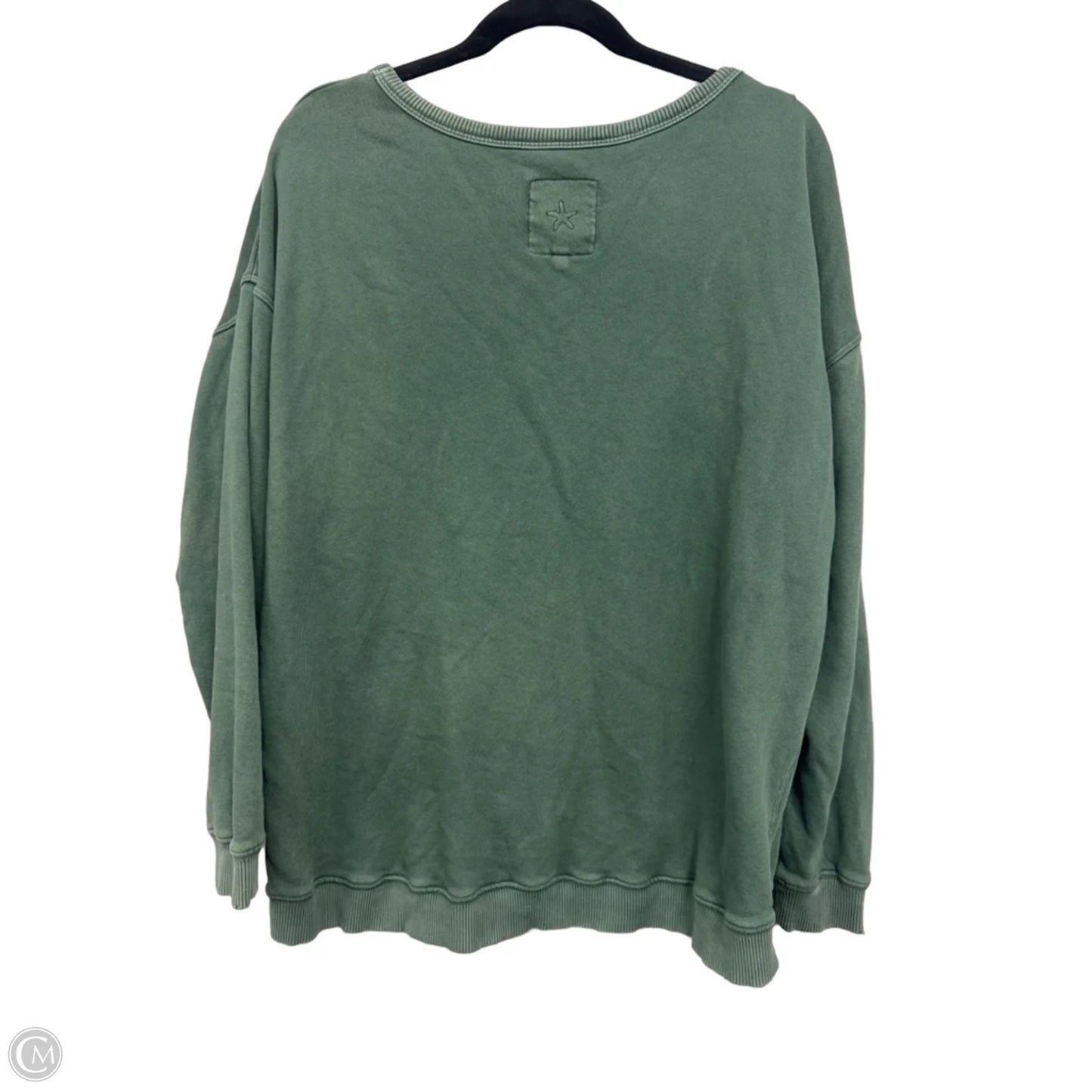 Sweatshirt Crewneck By Aerie In Green, Size: Xs