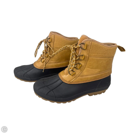 Boots Snow By Universal Thread In Black & Brown, Size: 9