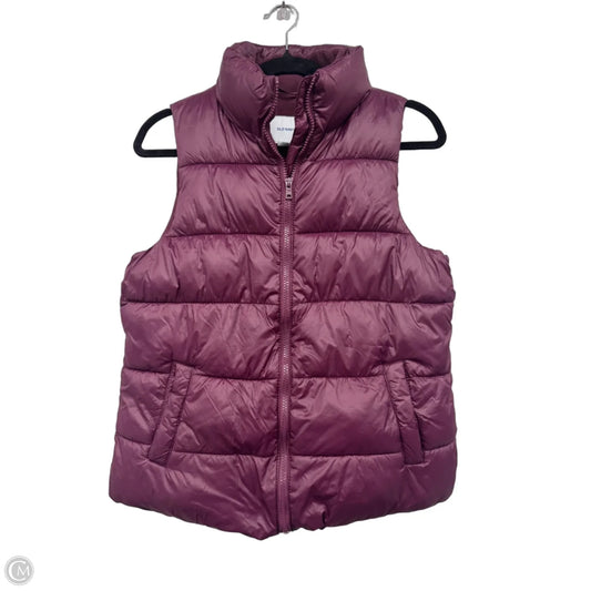 Vest Puffer & Quilted By Old Navy In Maroon, Size: S
