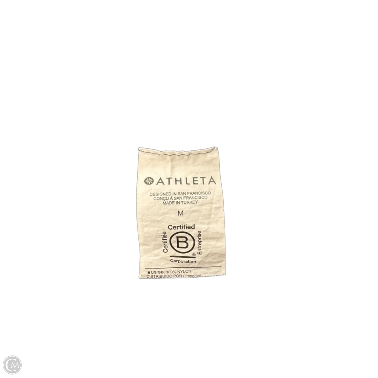 Athletic Top Short Sleeve By Athleta In Blue, Size: M