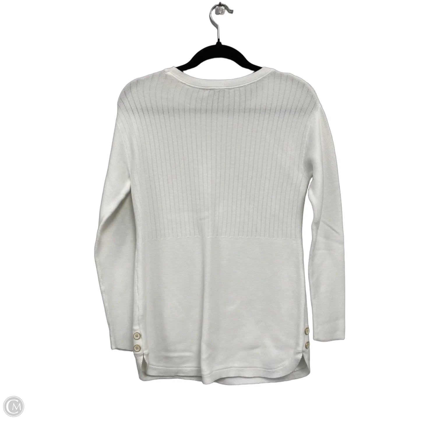 Sweater By Talbots In White, Size: Xs