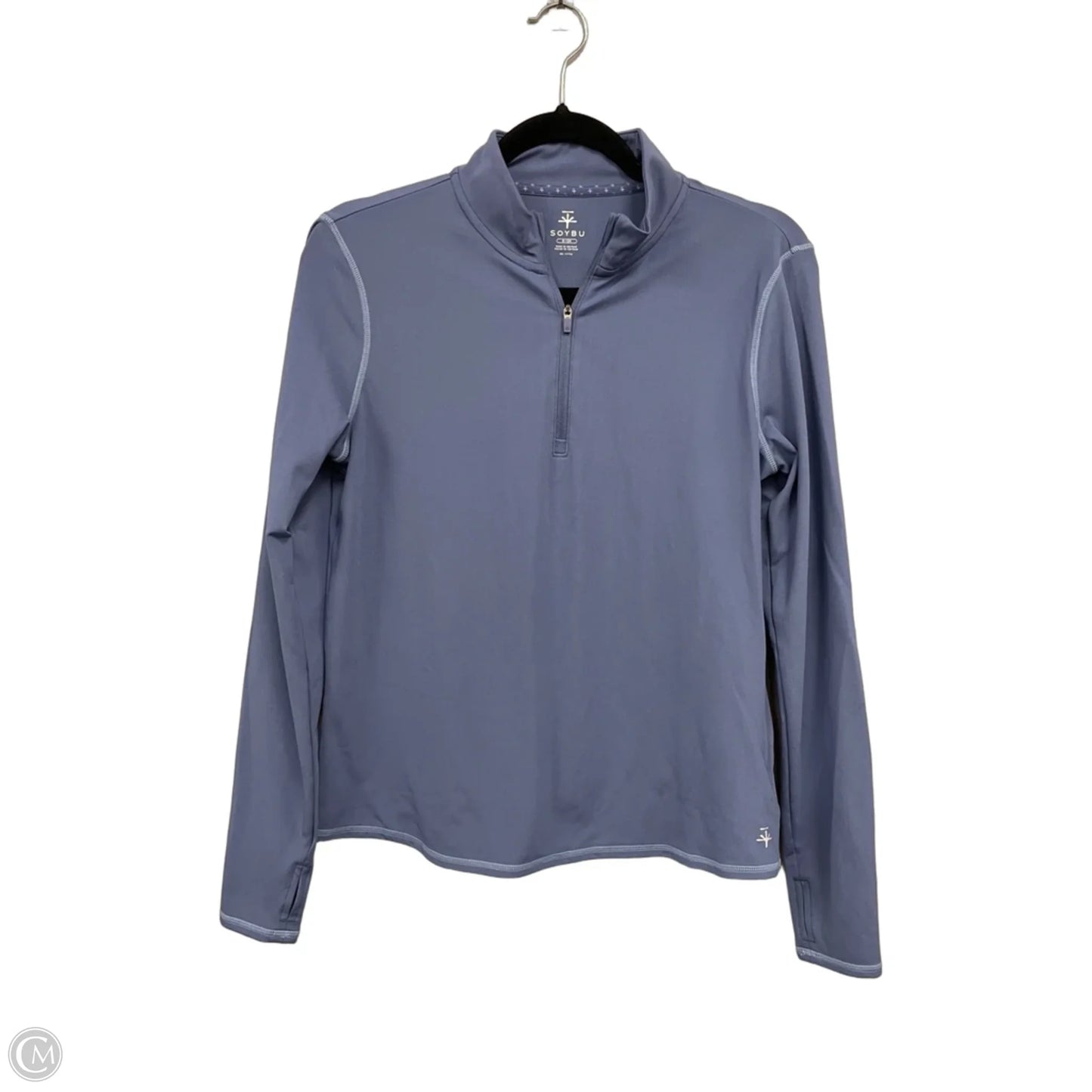Athletic Jacket By Soybu In Blue, Size: S