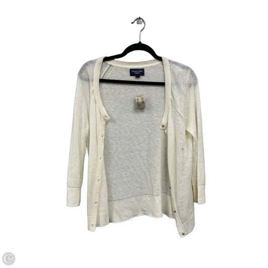 Cardigan By American Eagle In Cream, Size: L