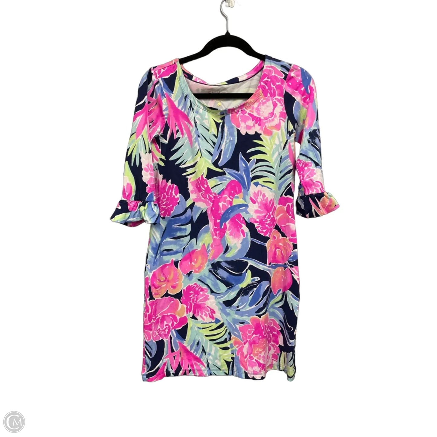 Dress Designer By Lilly Pulitzer In Blue & Pink, Size: Xs