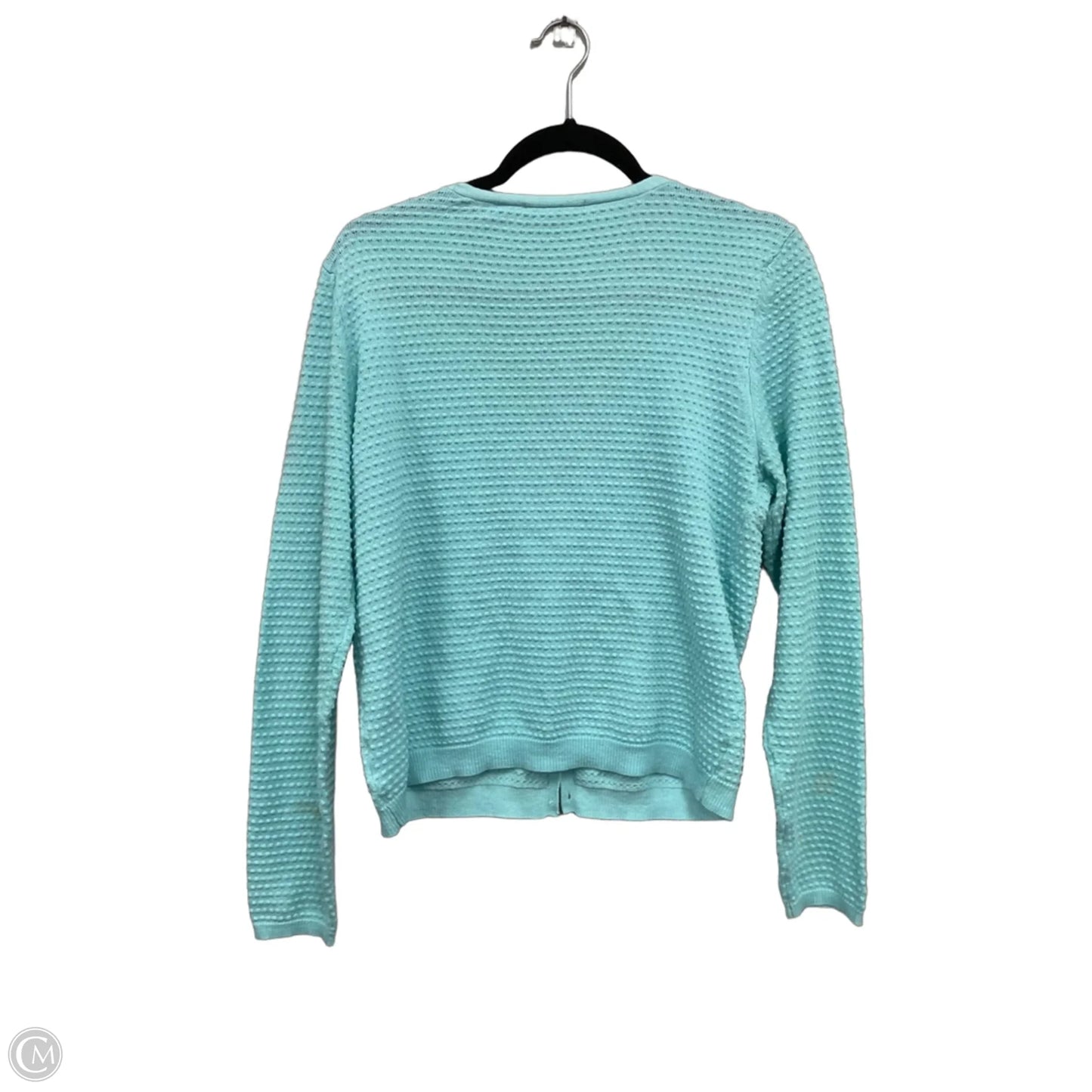 Sweater Cardigan By Draper James In Blue, Size: M