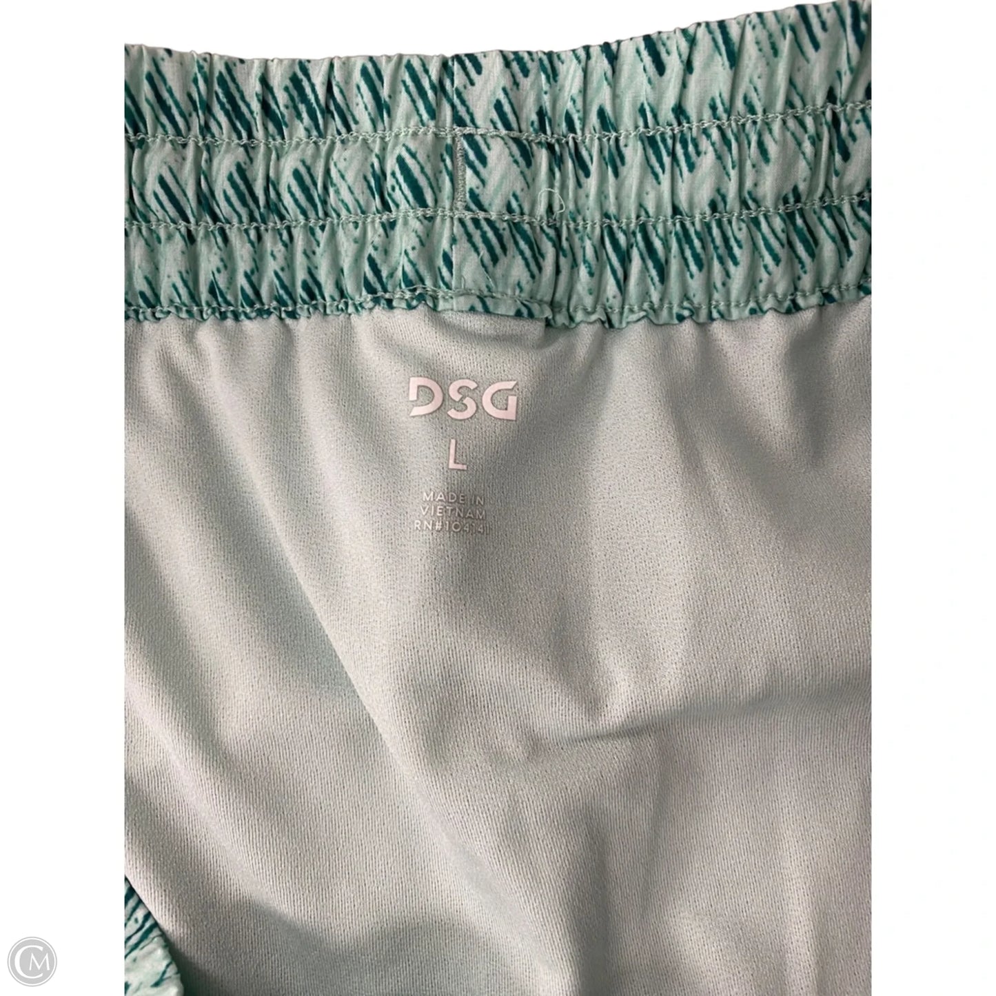 Athletic Shorts By Dsg Outerwear In Green, Size: L