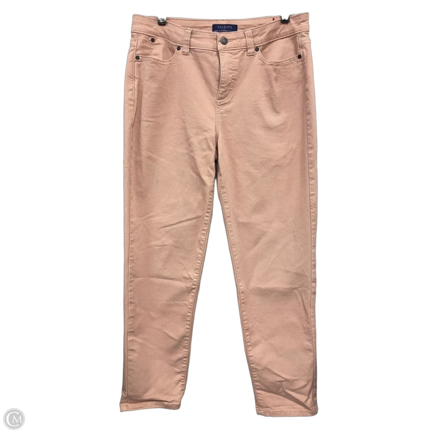 Jeans Straight By Talbots In Peach, Size: 10