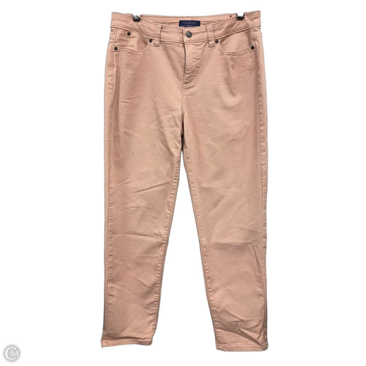 Jeans Straight By Talbots In Peach, Size: 10