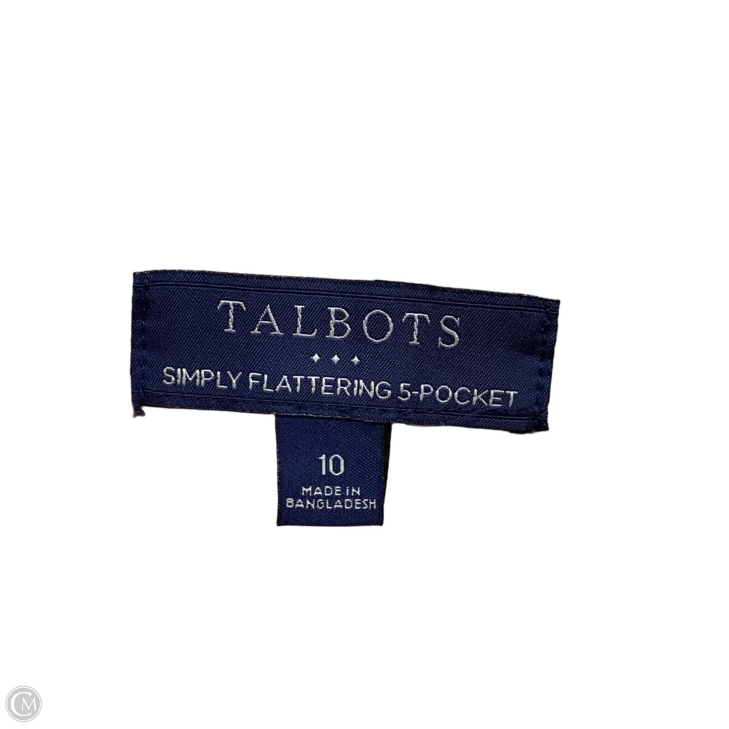 Jeans Straight By Talbots In Peach, Size: 10