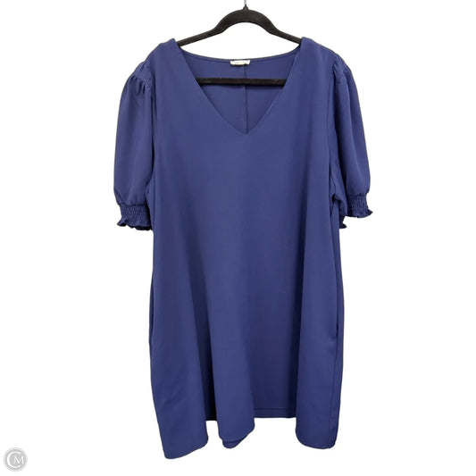Dress Casual Midi By Jodifl In Navy, Size: 1x
