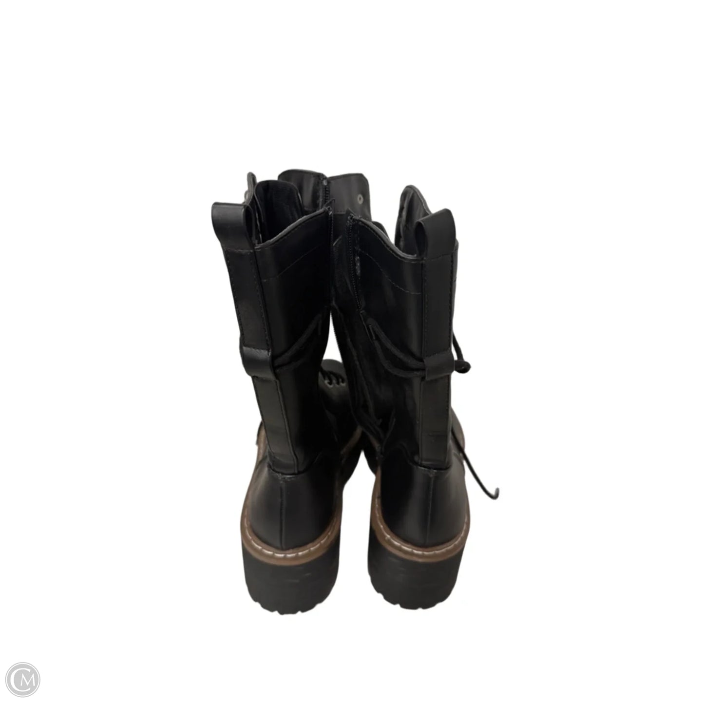 Boots Combat By Soda In Black, Size: 8.5