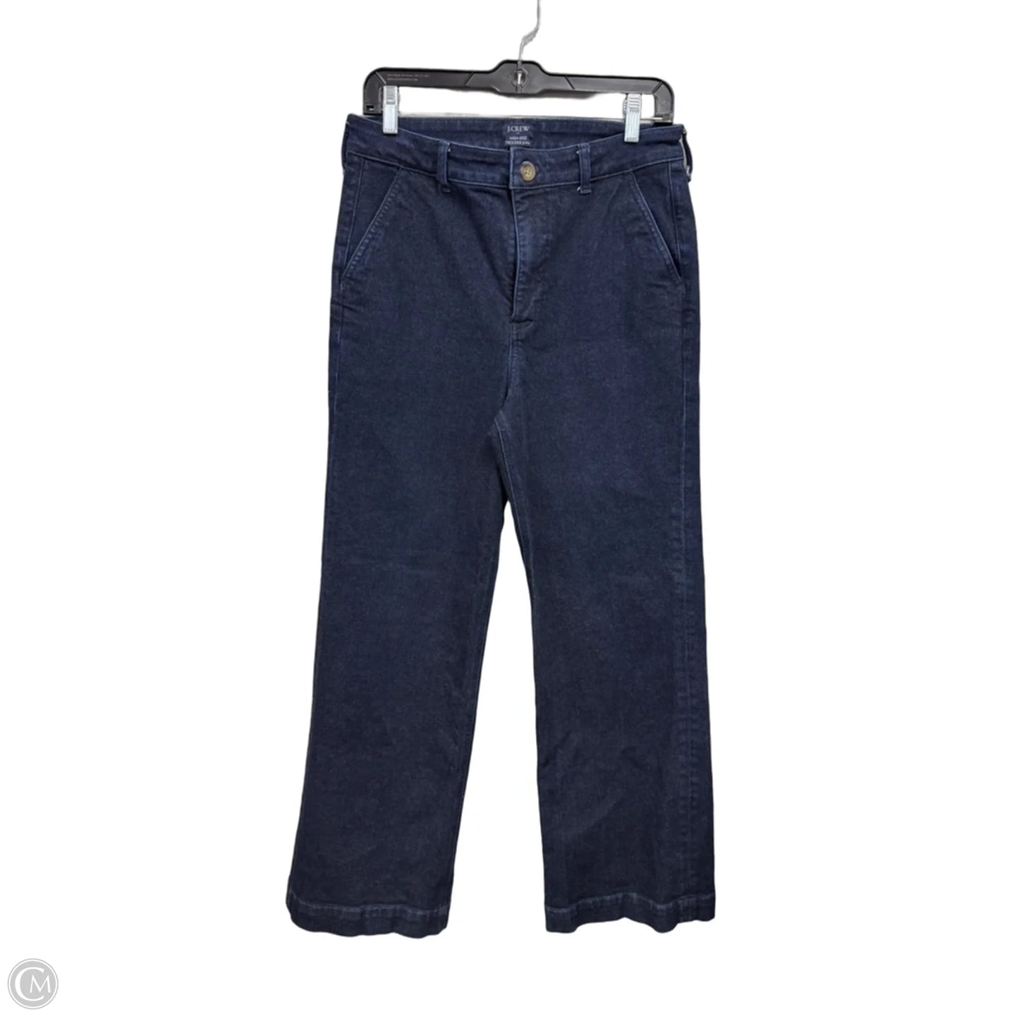 Jeans Wide Leg By J. Crew In Blue, Size: 8