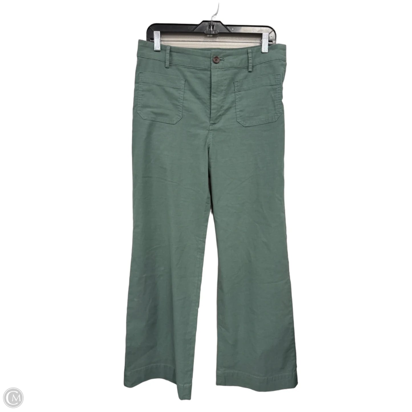 Pants Wide Leg By J. Crew In Green, Size: 8