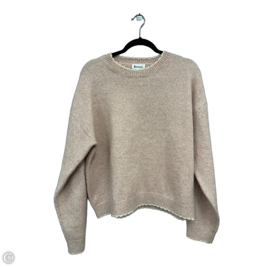 Sweater By &merci In Cream & Pink, Size: L
