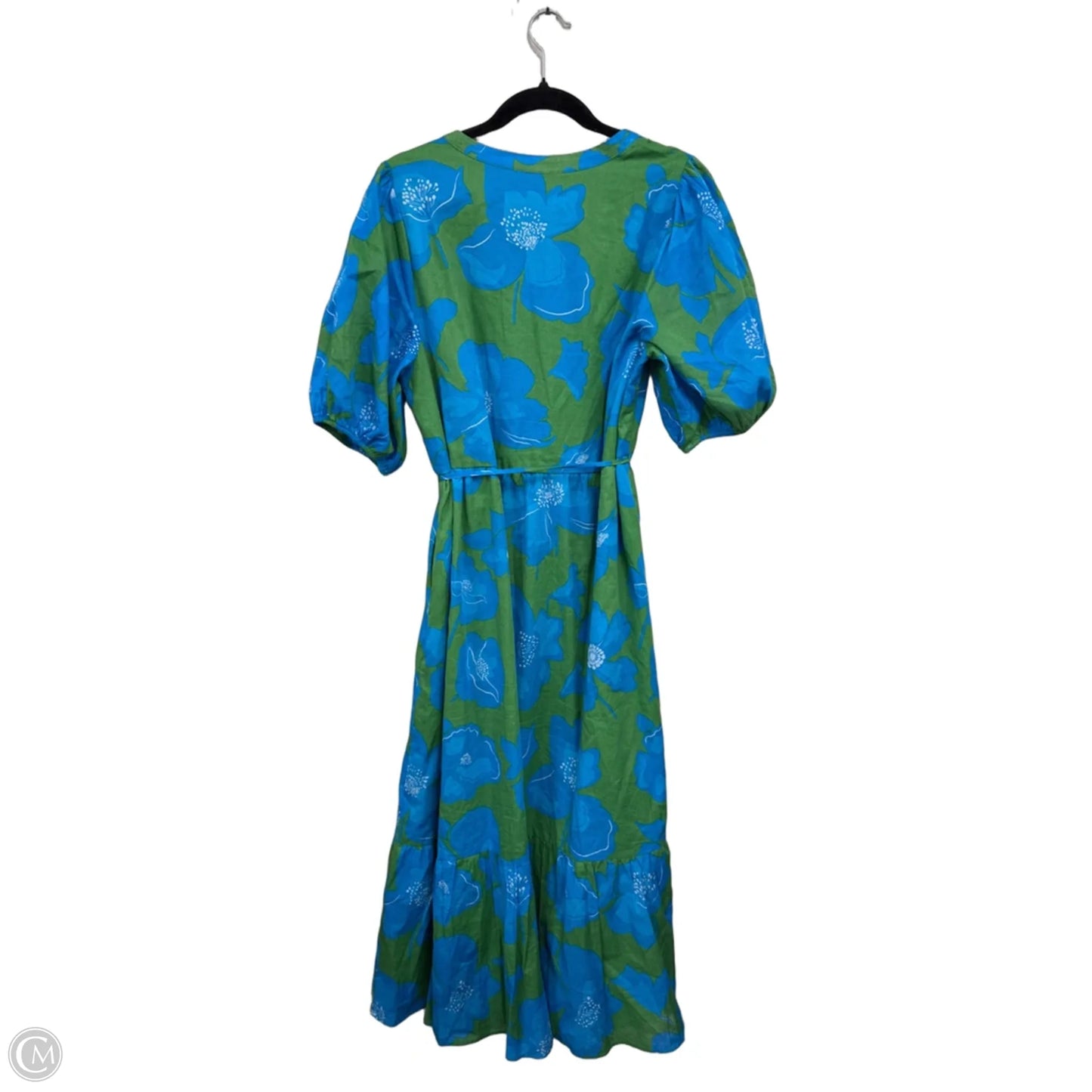 Dress Casual Maxi By Sugar Lips In Blue & Green, Size: Xl