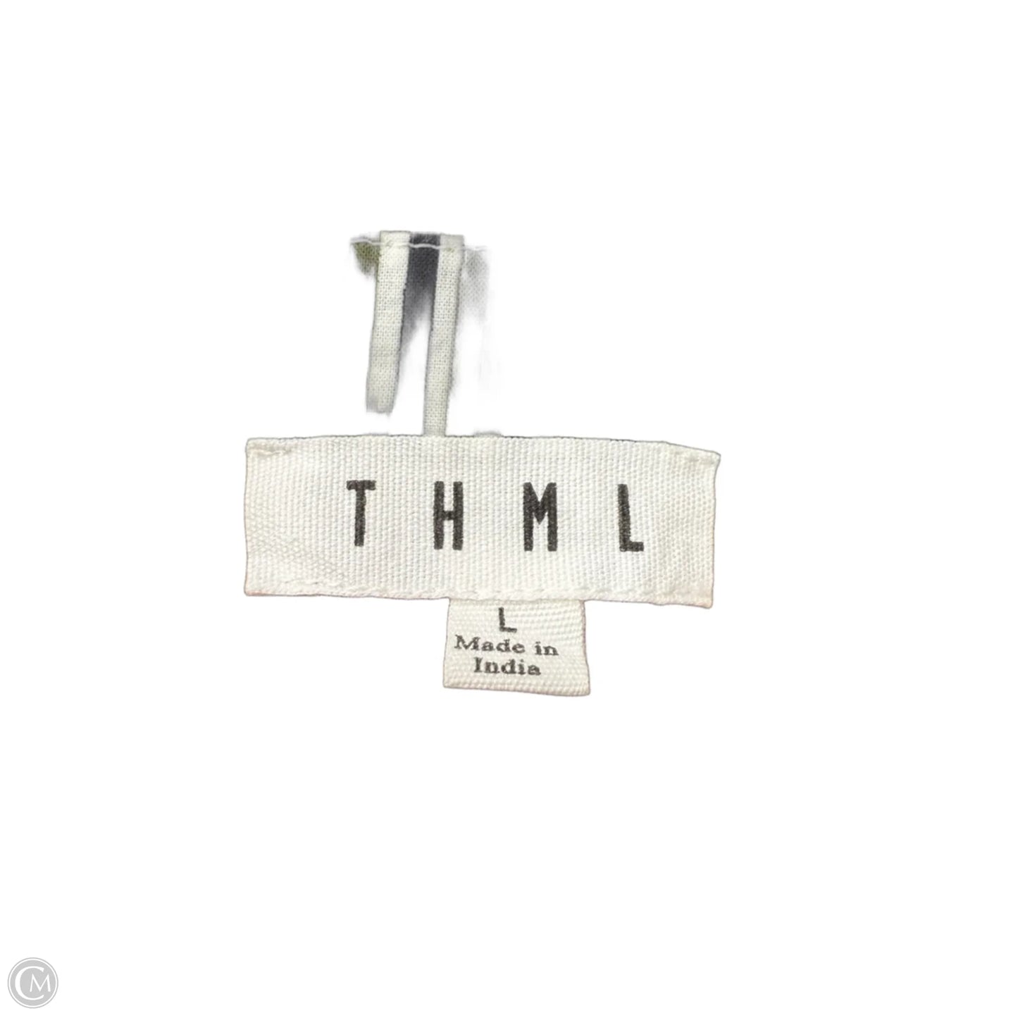 Dress Casual Midi By Thml In Brown & Cream, Size: L