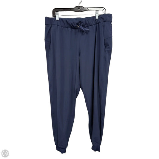 Athletic Pants By Lululemon In Navy, Size: 12
