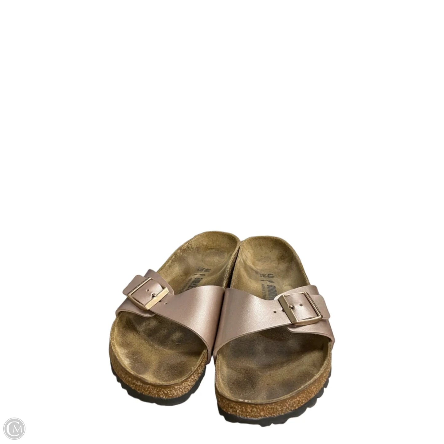 Sandals Flats By Birkenstock In Rose Gold, Size: 9
