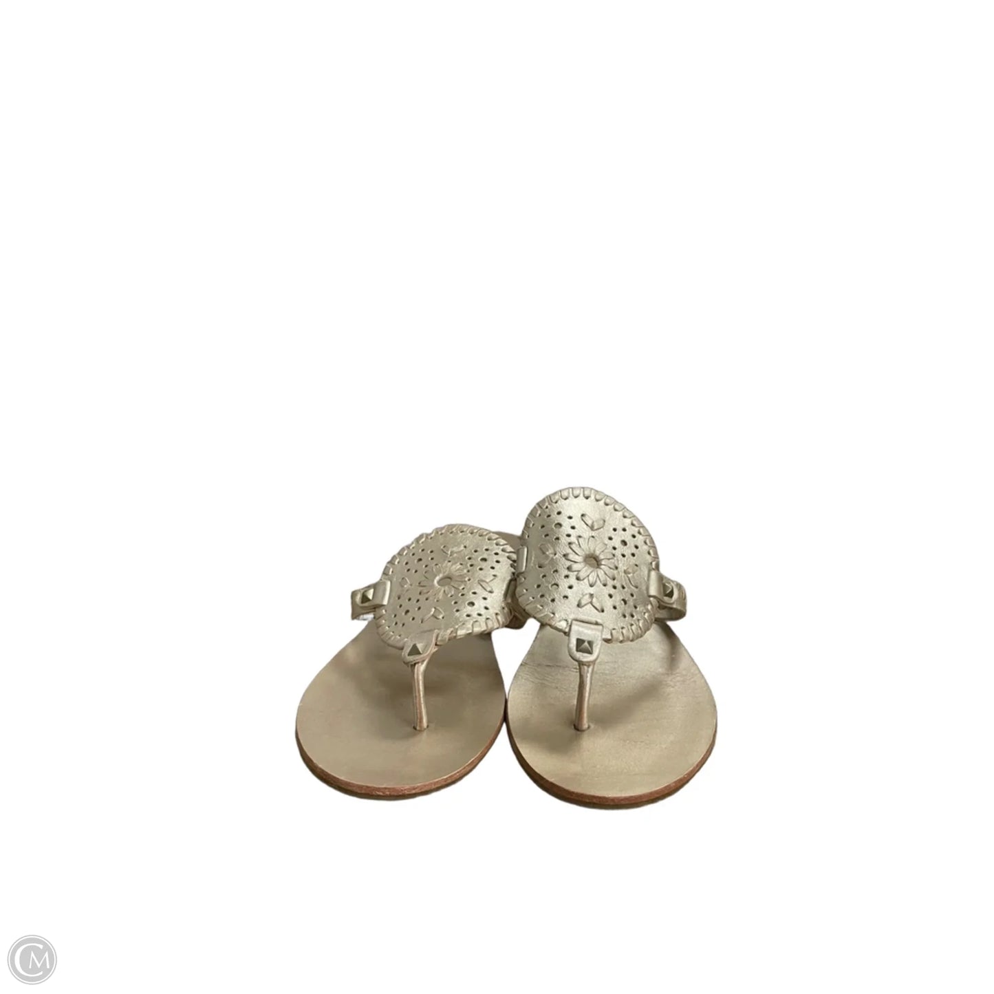 Sandals Flats By Jack Rogers In Gold, Size: 9.5