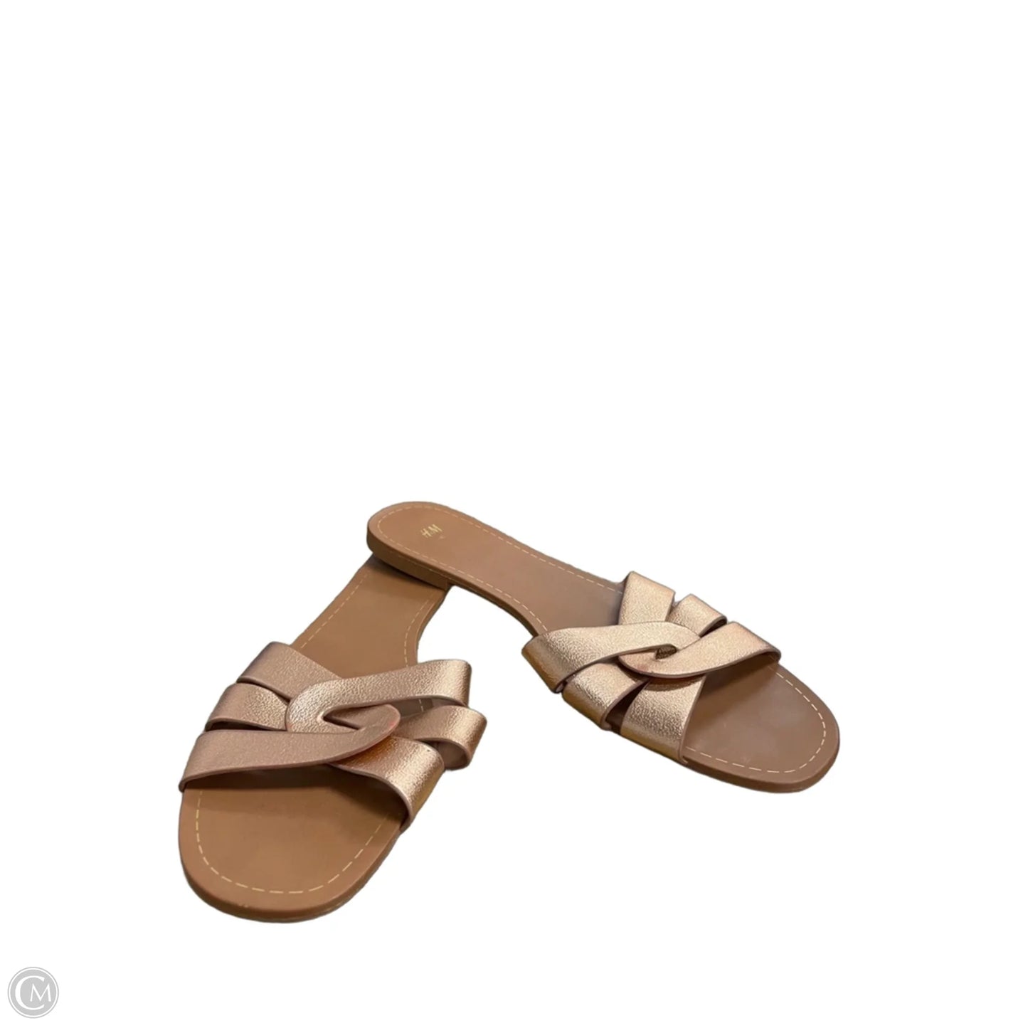Sandals Flats By H&m In Rose Gold, Size: 9.5