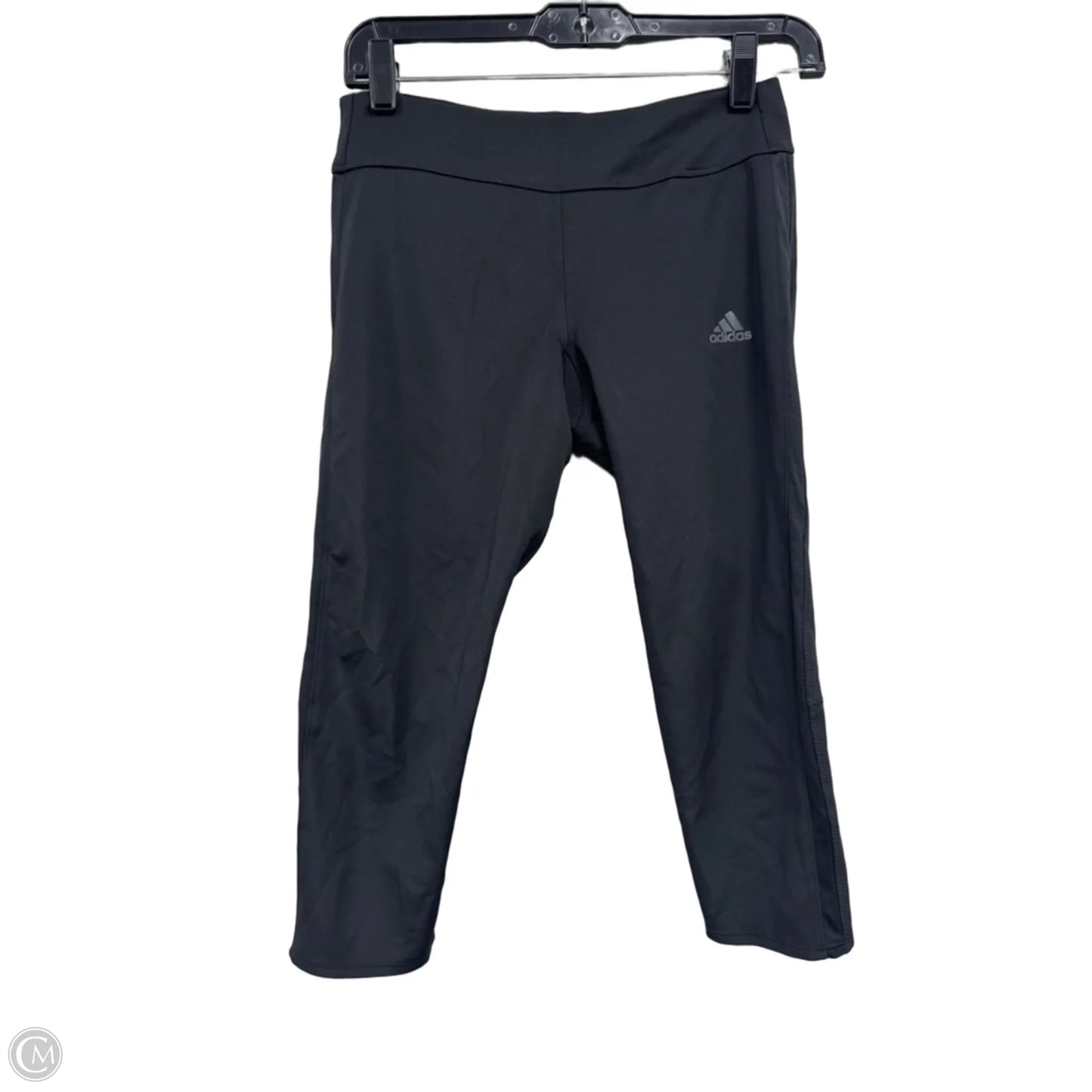 Athletic Leggings Capris By Adidas In Black, Size: S