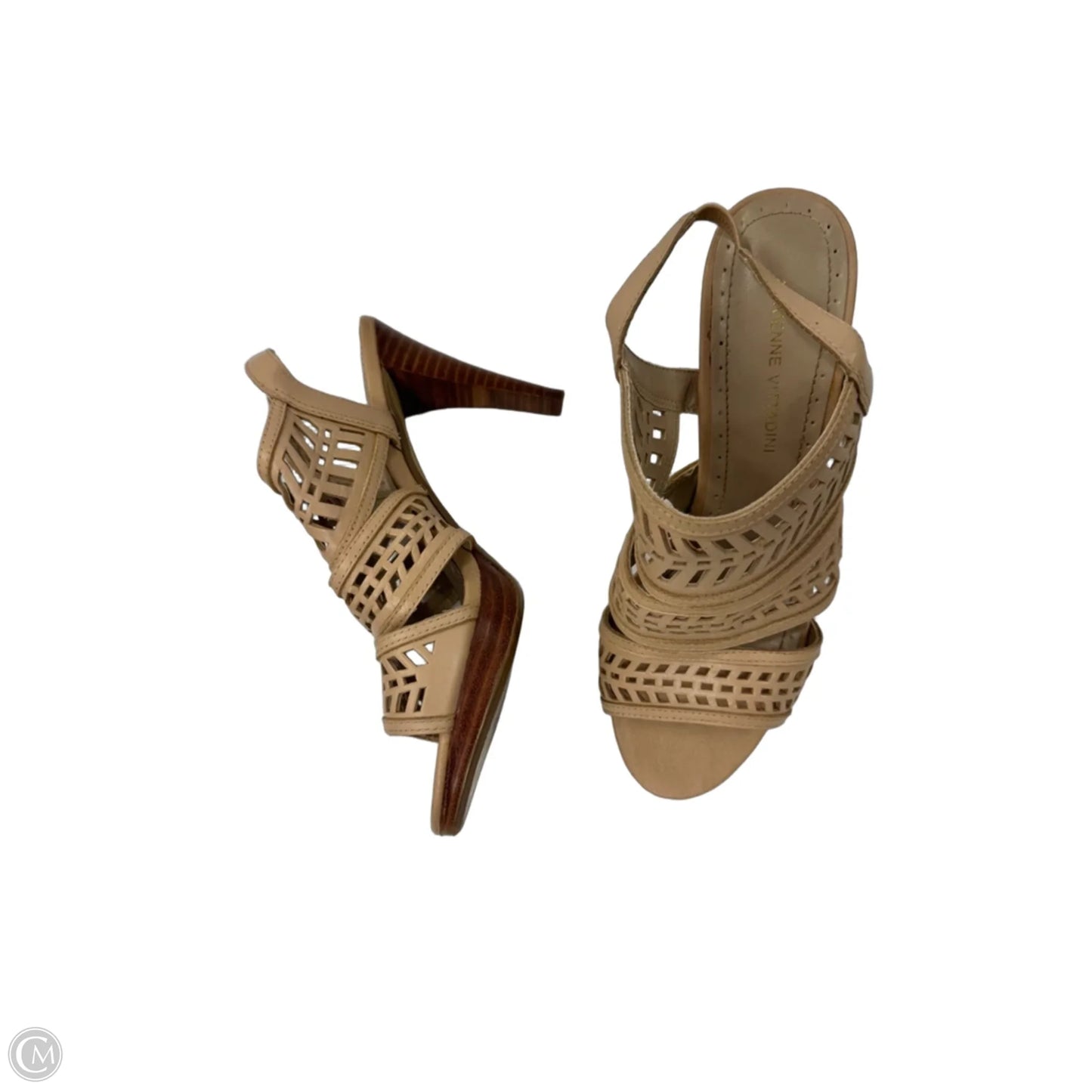 Shoes Heels Stiletto By Adrienne Vittadini In Tan, Size: 8