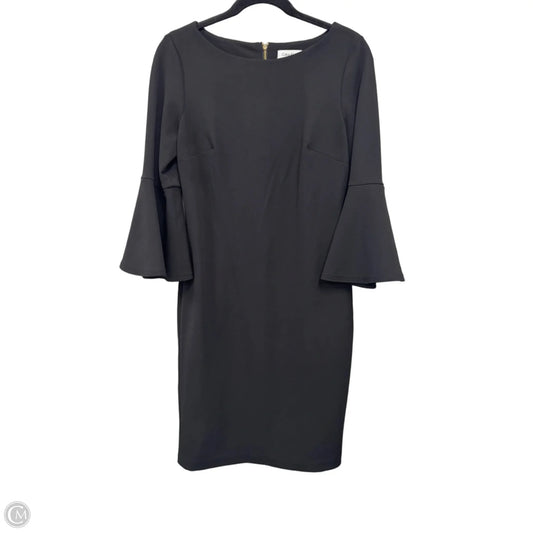 Dress Casual Midi By Calvin Klein In Black, Size: 6