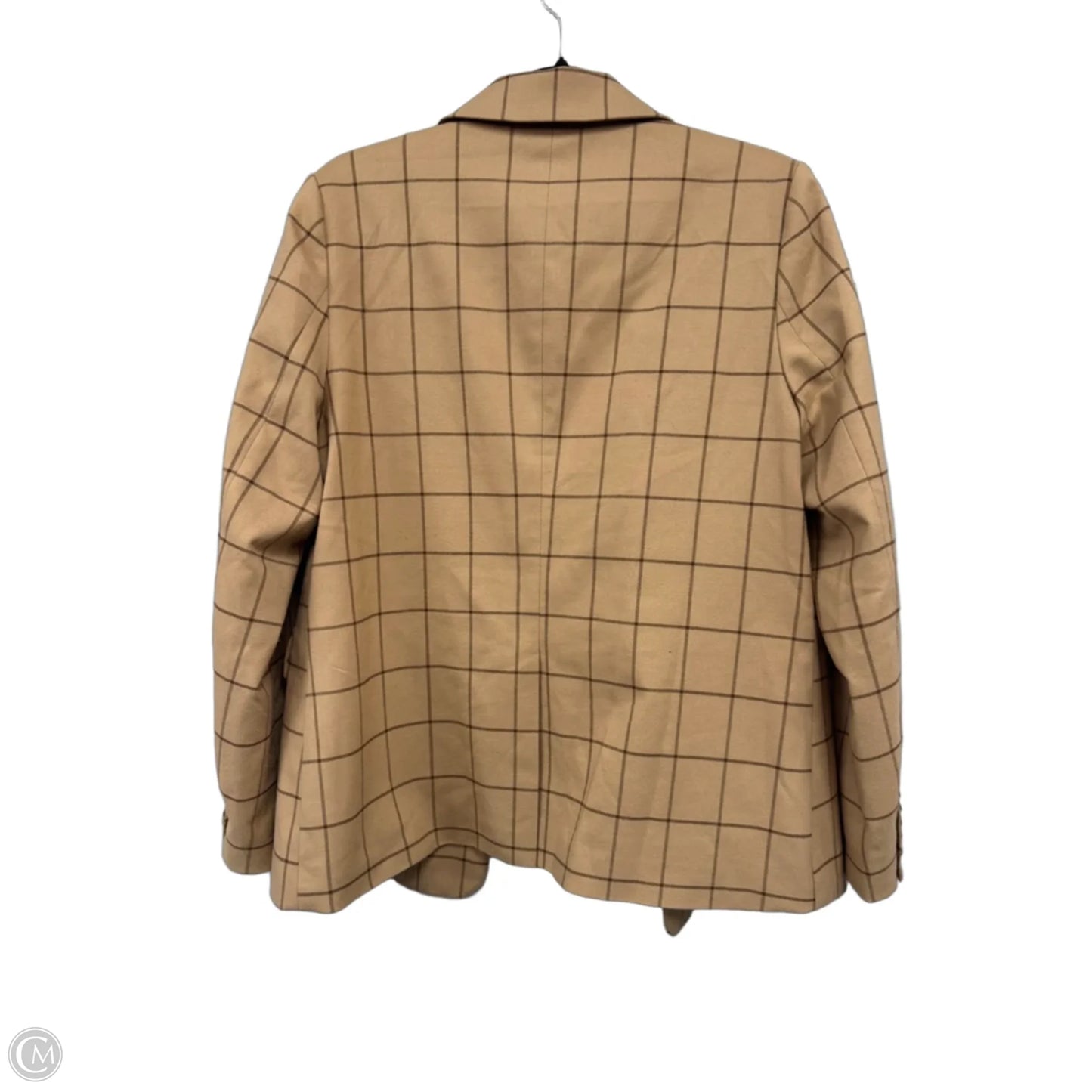 Blazer By Halogen In Brown & Tan, Size: L