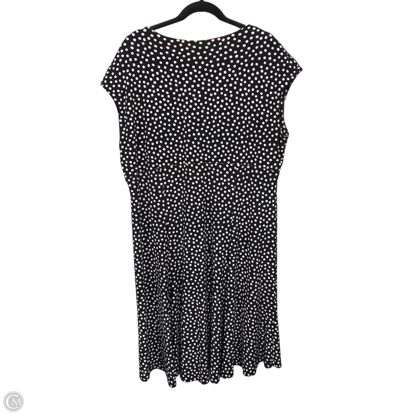 Dress Casual Midi By Jones New York In Black & White, Size: 22
