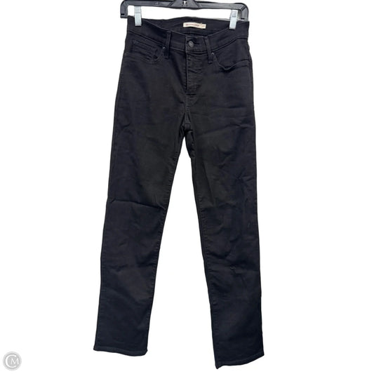 Jeans Skinny By Levis In Black, Size: 4