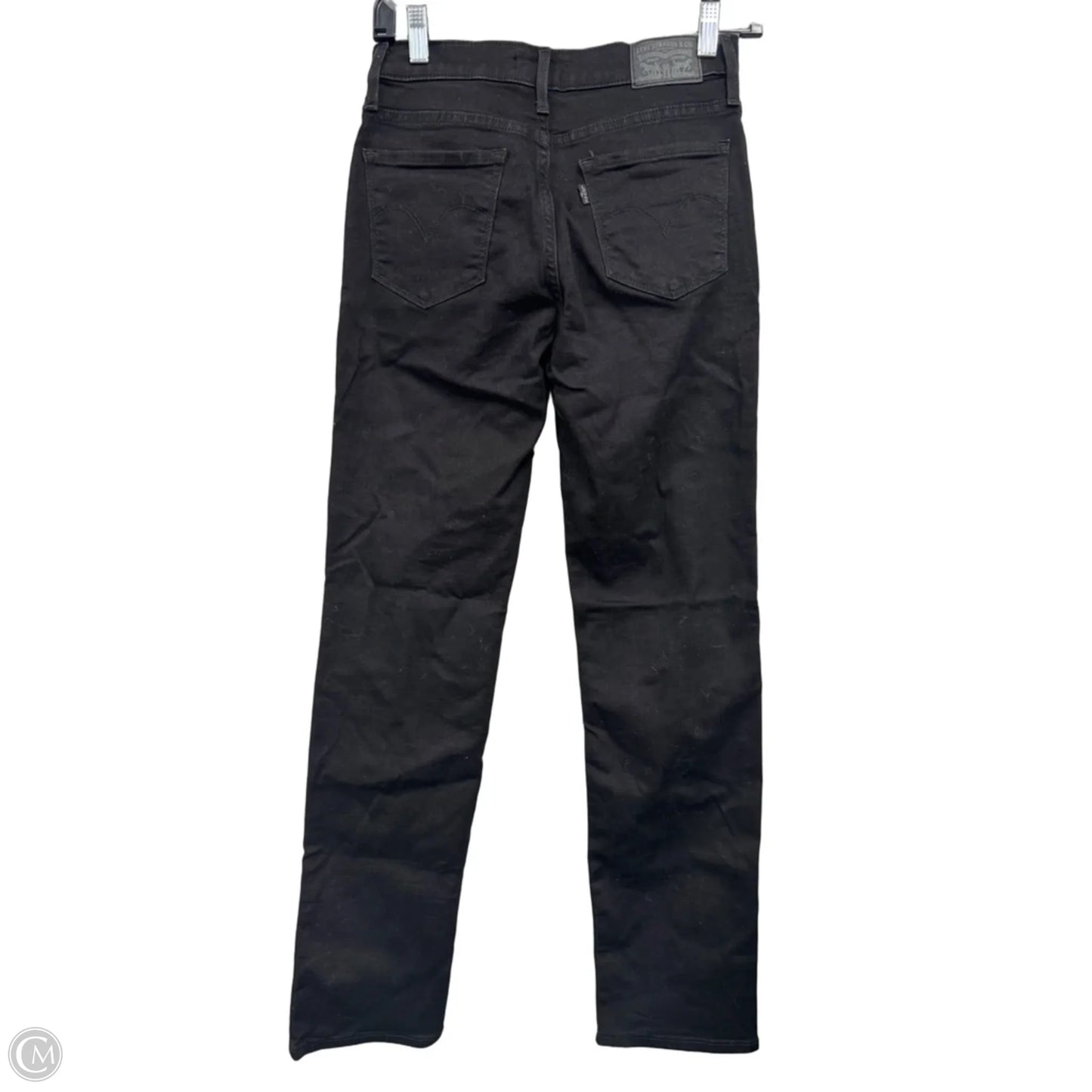 Jeans Skinny By Levis In Black, Size: 4