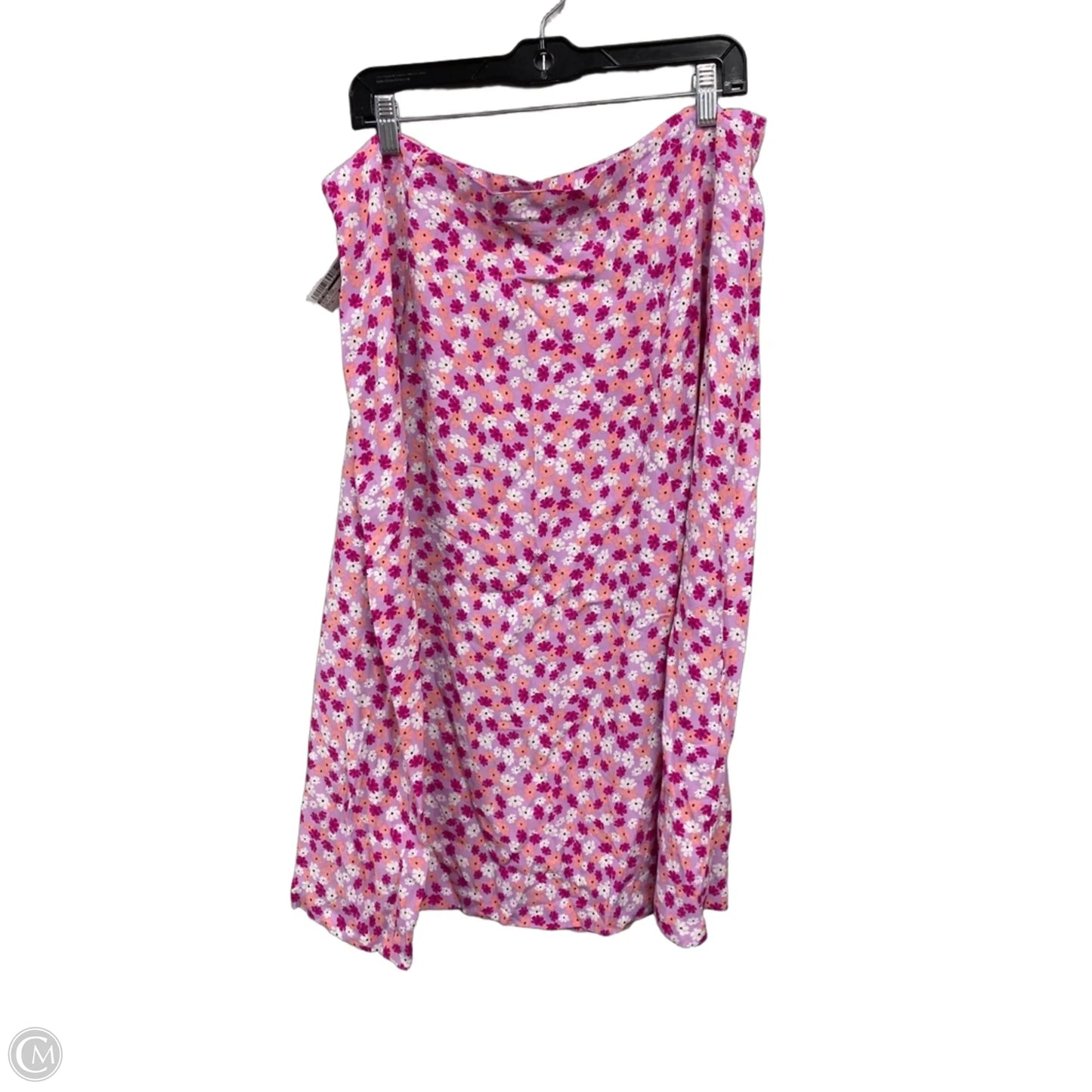 Skirt Midi By On 34th In Pink & Purple, Size: Xl